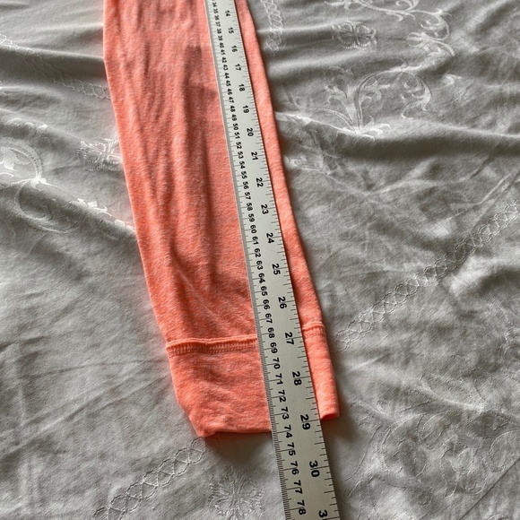 American Eagle Outfitters Women's Peachy-Pink Full Zip Lightweight Hoodie Medium - Picture 12 of 14